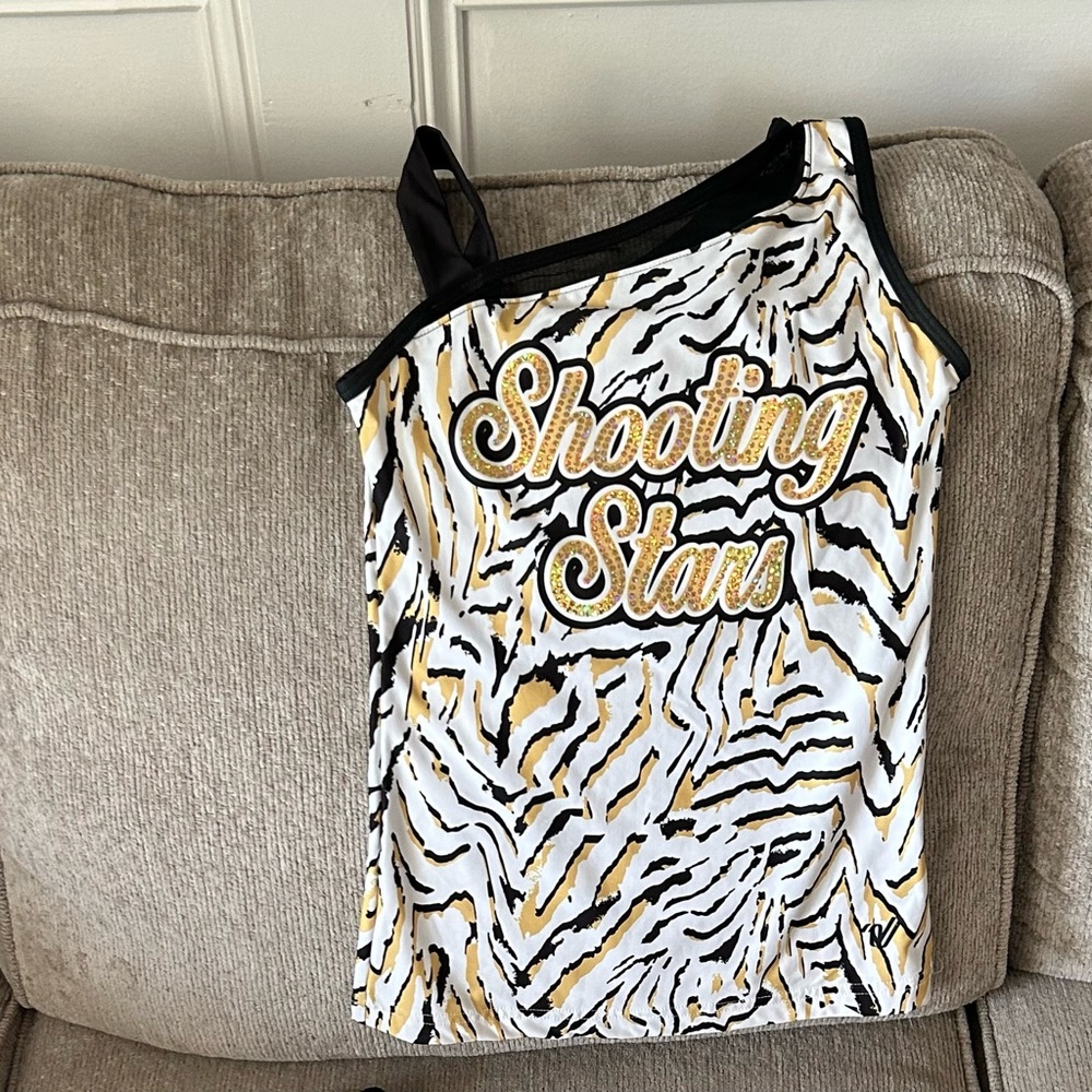Private listing Zebra Print Shooting Stars Tank Top